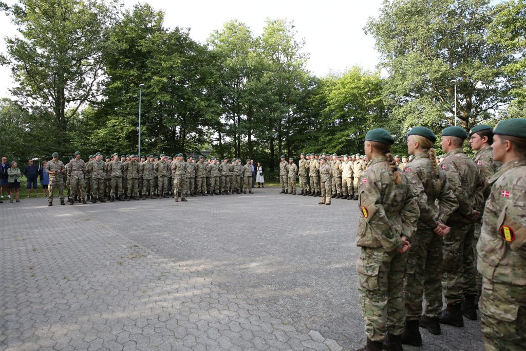 Ingeniørregimentet stod klar til at tage imod de mange gæster til Åbent Hus-arrangementet på Skive Kaserne.