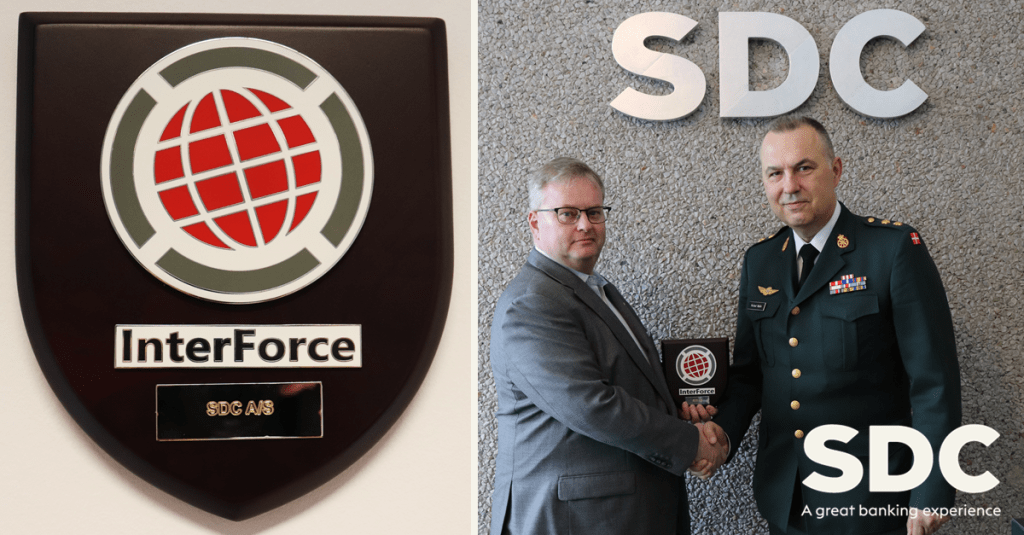 SDC modtager InterForce-skjoldet